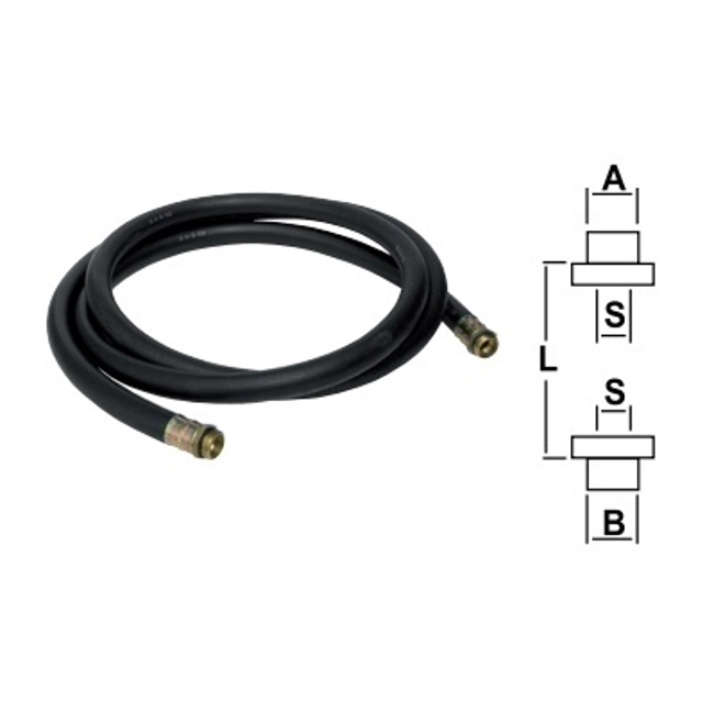 Vendita online Tubo gasolio 20 mm. 4 mt.